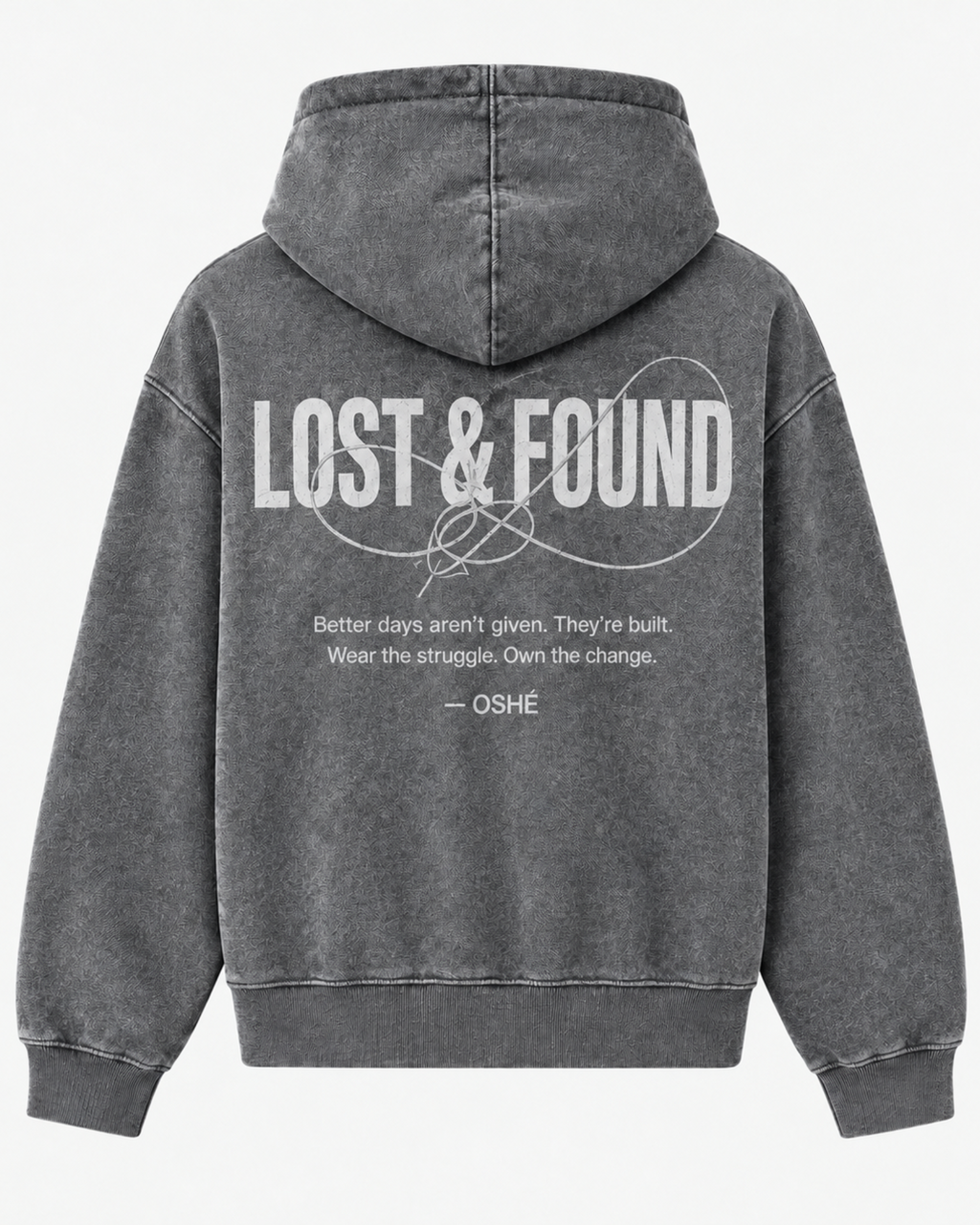Washed Zip-Up Hoodie