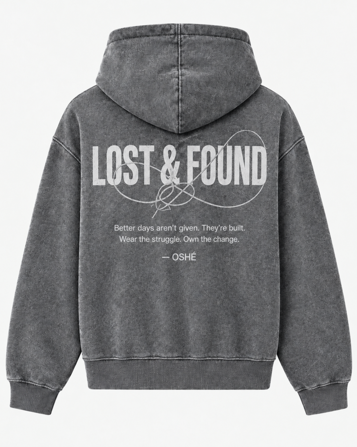 Washed Zip-Up Hoodie